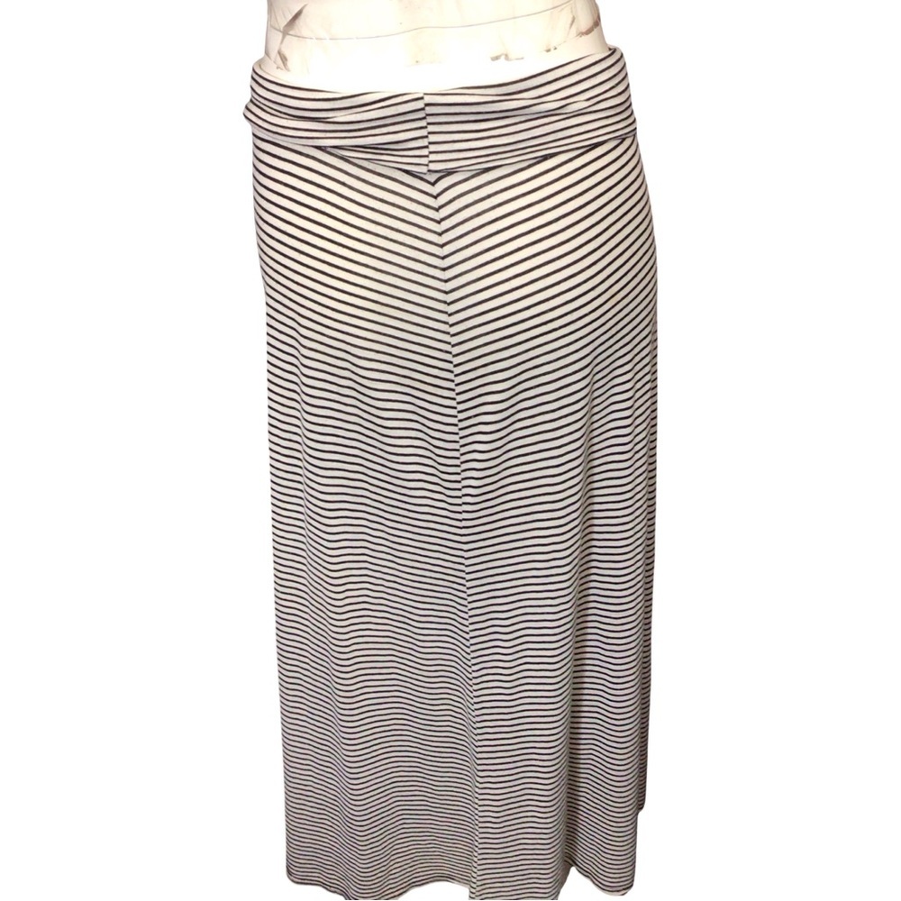 Lily White Black and White Maxi Skirt